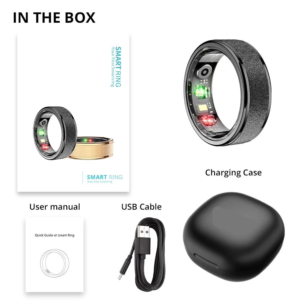 Smart Ring R10 avec étui de chargement